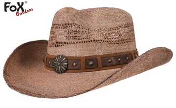 КОЛОРАДО КОВБОЙСКАЯ ШЛЯПА Коричневая ЛИСА НА УЛИЦЕ