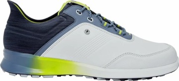 Stratos Mens Golf Shoes White/Navy/Green