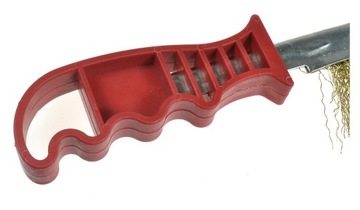 Щетка из латунной проволоки для ручной чистки дисков.