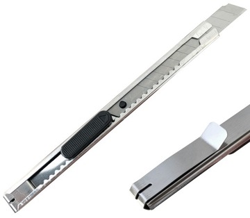 METALOWY NÓŻ MODELARSKI ŁAMANY 9mm SKALPEL B.OSTRY