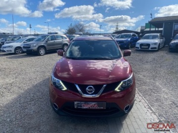 Nissan Qashqai II Crossover 1.2 DIG-T 115KM 2017 Nissan Qashqai 1.2i turbo full opcja ledy kamery 360 skory Navi bezwypadk, zdjęcie 2