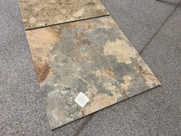 płytka 60x60 gres poler kamień mix brown