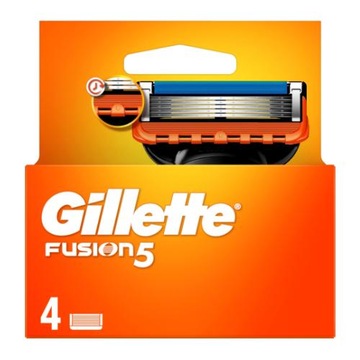 Gillette Fusion5 Ostrza wymienne do maszynki do golenia dla mężczyzn, 4szt.