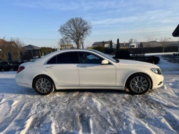 Mercedes Klasa S W222 Limuzyna 400 333KM 2016 Mercedes-Benz Klasa S W222 S 400 Biala perla matowa 4 matic Zadbane au, zdjęcie 3