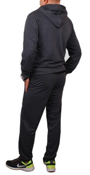 БОЛЬШОЙ ТЕПЛЫЙ МУЖСКОЙ СПОРТИВНЫЙ толстовка с КАПЮШОНОМ 9149 черный 3XL