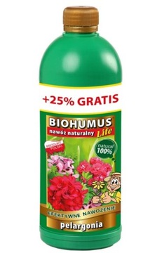 BIOHUMUS LIFE NAWÓZ EKOLOGICZNY DO PELARGONII 1,25L