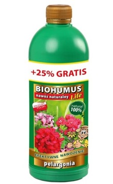 Nawóz wieloskładnikowy EkoDarPol Pelargonia płyn 1,25 kg 1,25 l