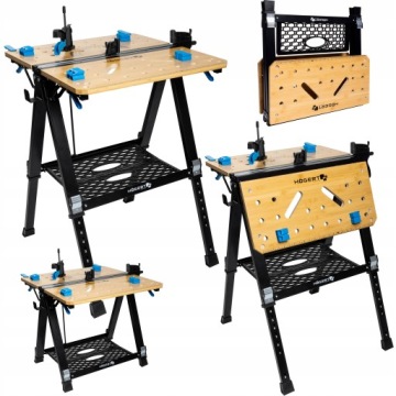 Hogert Skládací Pracovní Stůl 700 x 650 x 915 mm HT7G540