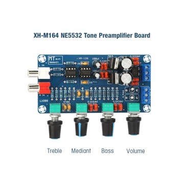 XH-M164 NE5532 Плата аудиопредусилителя