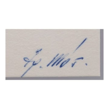 EX LIBRIS IGNACY MOŚ автограф подпись Сенкевича