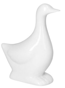 FIGURKA WIELKANOCNA CERAMICZNA GĄSKA OZDOBA STROIK