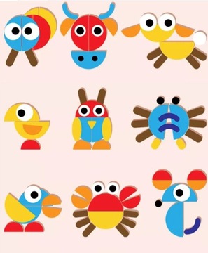 ДЕРЕВЯННЫЕ ПАЗЛЫ МОНТЕССОРИ А2