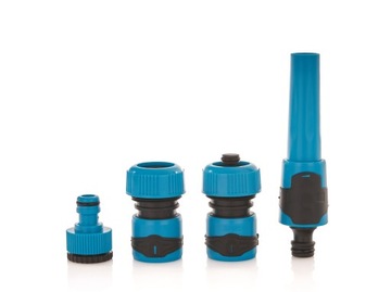 НАБОР 4-СЛОЙНОЙ ТЕЛЕЖКИ ДЛЯ САДОВОГО ШЛАНГА, СОЕДИНИТЕЛИ ДЛЯ ПИСТОЛЕТА 3/4 ДЮЙМА, 30 м