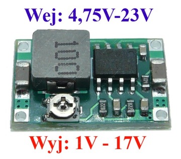 Moduł Konwerter Przetwornica MINI360 MP2307 1V-17V