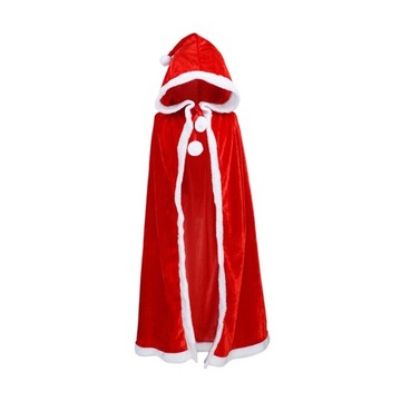 Kostium na boże narodzenie płaszcz peleryna świętego mikołaja szata Cosplay