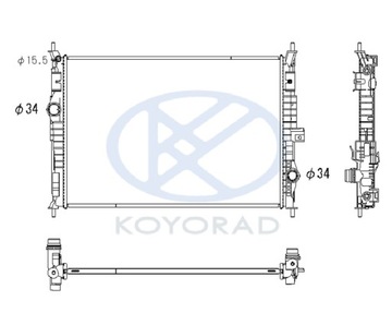 CHLADIČ OPEL GRANDLAND X 17- 9675747980