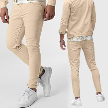 Jeansy Spodnie Męskie Jeansowe Slim fit Joggery