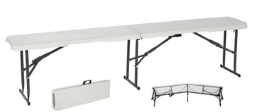 Ławka ogrodowa cateringowa bankiet składana walizka 180cm