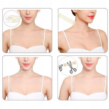 4x лента для подтяжки шеи, Beauty Neck, Lifting Sa