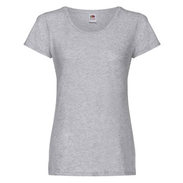 DAMSKA KOSZULKA T-SHIRT FRUIT original h. grey L