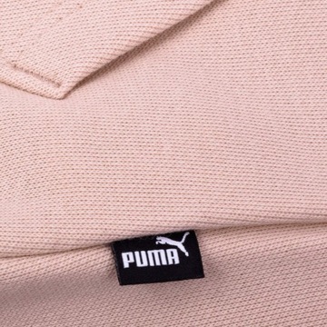 Bluza Damska Z Kapturem Puma Dresowa Wkładana Kangurka Pudrowy róż r. M