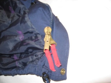 Зимняя лыжная куртка L SOS, утепленная, 1990-е гг.