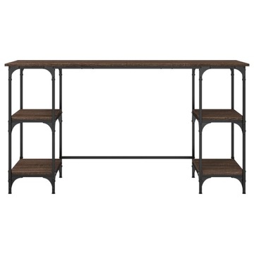 Письменный стол из коричневого дуба 140x50x75 см