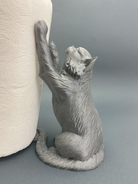 Серебряный держатель для кухонных бумажных полотенец