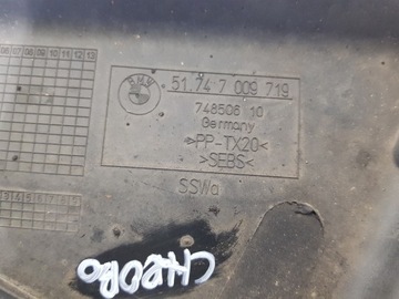 BMW E63 E64 TROJŮHELNÍK KRYT SPODNÍ PODBĚHU LEVÝ PŘEDNÍ 7009719