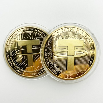 Moneta Tether Złota - Kryptowaluta Kolekcjonerska