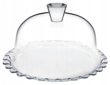 Patera SZKLANA z Kloszem 24cm AMBITION Pasabahce