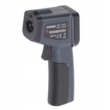 PIROMETR TERMOMETR LASEROWY BEZDOTYKOWY -50 +550