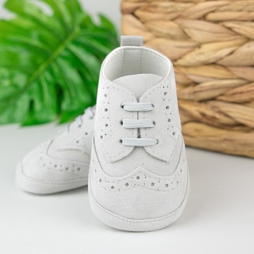 СЕРЫЕ КРЕЩЕННЫЕ ТАПОЧКИ для крещения ГОДА МАЛЕНЬКОГО 10 см