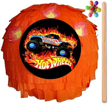 PINIATA AUTA HOT WHEELS MONSTER TRUCKS - URODZINOWA PINATA + GRATISY