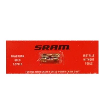 Зажим SRAM Powerlock для ЦЕПИ 9s - ЗОЛОТО