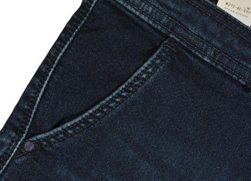 WRANGLER spodnie REGULAR tapered DARK BLUE jeans SLOUCHY _ W27 L34