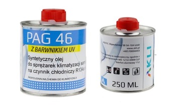 Olej do klimy PAG46 z barwnikiem UV Jakość 0400