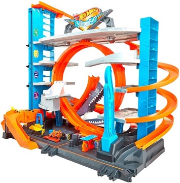HOT WHEELS CITY ZESTAW MEGA GARAŻ REKINA FTB69