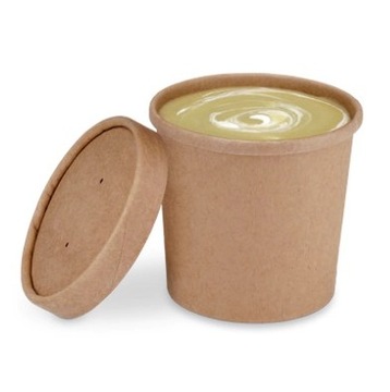 Pojemnik papierowy KRAFT na zupę 450ml A25