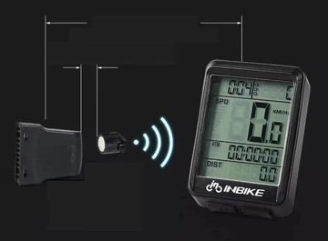 Беспроводной водонепроницаемый велосипедный компьютер с ЖК-дисплеем