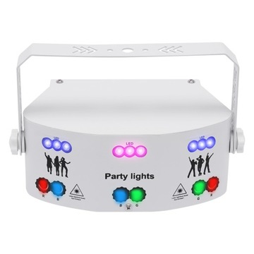 СВЕТОДИОДНОЕ ЛАЗЕРНОЕ ОСВЕЩЕНИЕ RGB - БЕЛОЕ