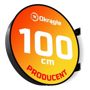 Kaseton reklamowy LED Okrągły 2-str 100cm