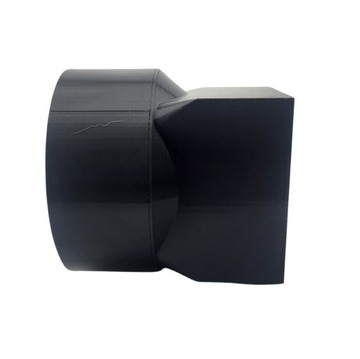 REDUKTOR DO KROP 80X80 mm Ø80-100 ADAPTER DO RYNNY TYMCZASOWEJ