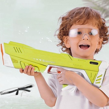 ELEKTRYCZNY PISTOLET NA WODĘ AUTOMATYCZNA KARABIN DUŻY + OKULARY OCHRONNE