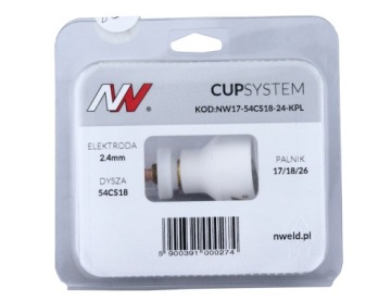 TIG CUPSYSTEM TIG SET SOCKET 2,4 мм