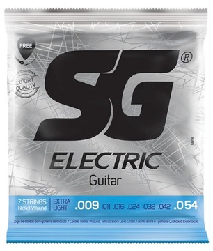 Struny do gitary elektrycznej SG 9-54