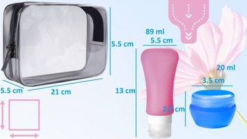 СИЛИКОНОВЫЕ ДОРОЖНЫЕ БУТЫЛКИ КОНТЕЙНЕРЫ ДЛЯ САМОЛЕТА 9 ШТ. МЯГКИЕ ЖИДКОСТИ ДЛЯ ПУТЕШЕСТВИЙ