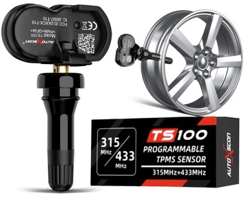 Датчик TPMS 315+433 МГц УНИВЕРСАЛЬНЫЙ РЕЗИНОВЫЙ ВИНТ