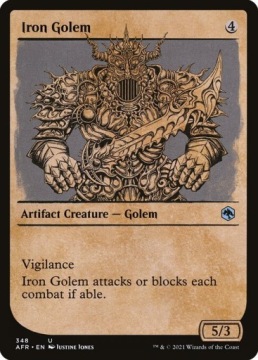 MtG: Iron Golem (xAFR)