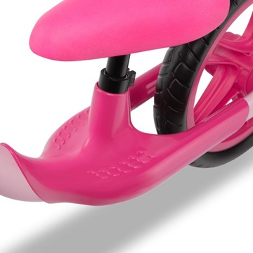 Беговел Lionelo Alex 12 дюймов Белый, Розовый ОПИСАНИЕ!!